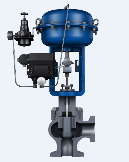 进口气动高压角式调节阀-德国多尔德DOLDR