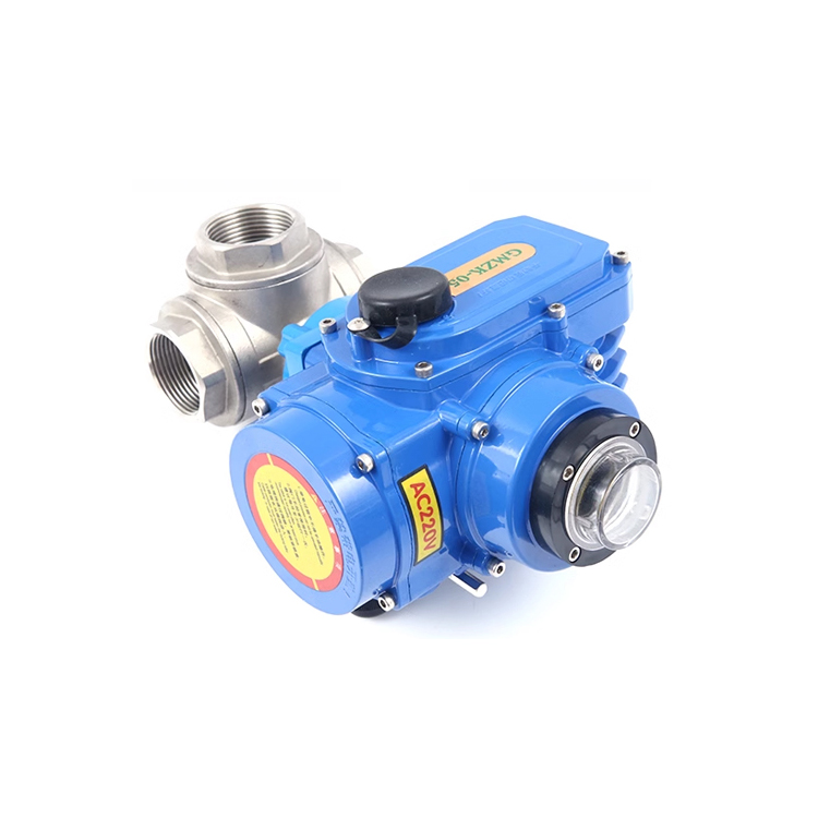 进口电动螺纹三通球阀-德国多尔德DOLDR