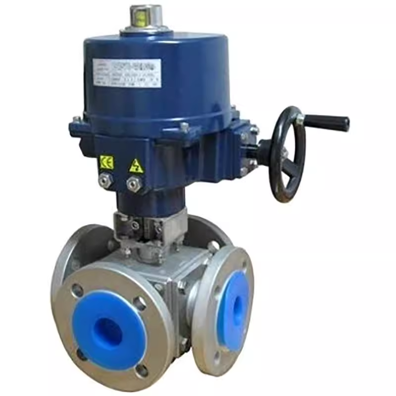 进口电动四通球阀-德国多尔德DOLDR品牌